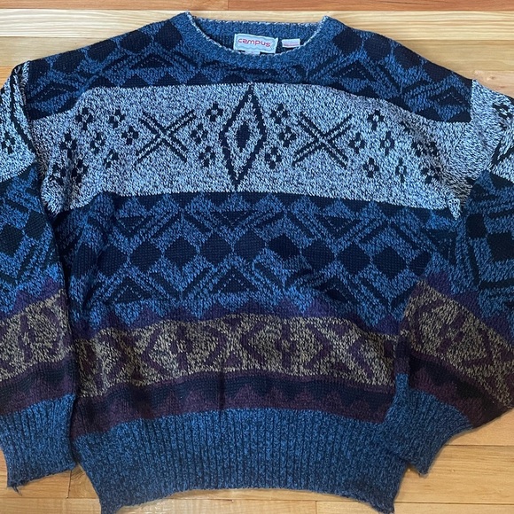 Vintage Grandpa Sweater Size:Large - Picture 4 of 4